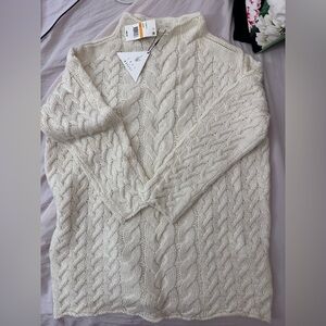 Vince‎ Cream Cable Knit Sweater